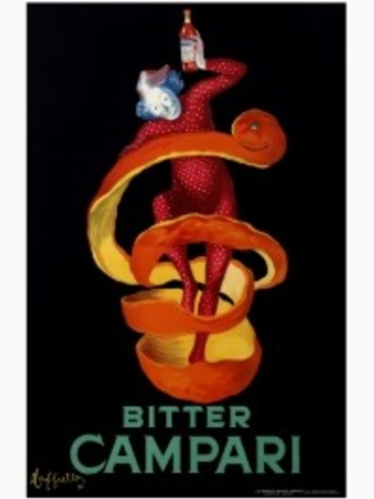 Campari Vintage Italian Advert Poster by RetroRabbitCo