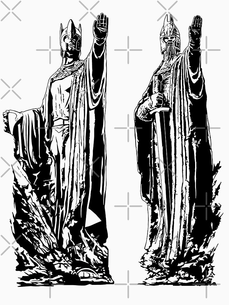 Argonath Statues by NativeEuropean