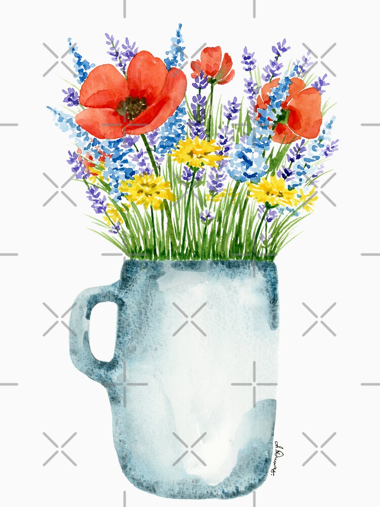 Mug of wildflowers by PetitMartin