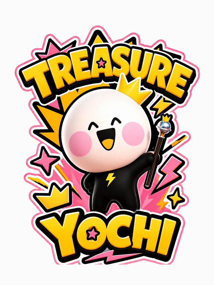 TREASURE NALLY-NA Yochi Cute TRUZ Mascot Tee Design by Valeree Store