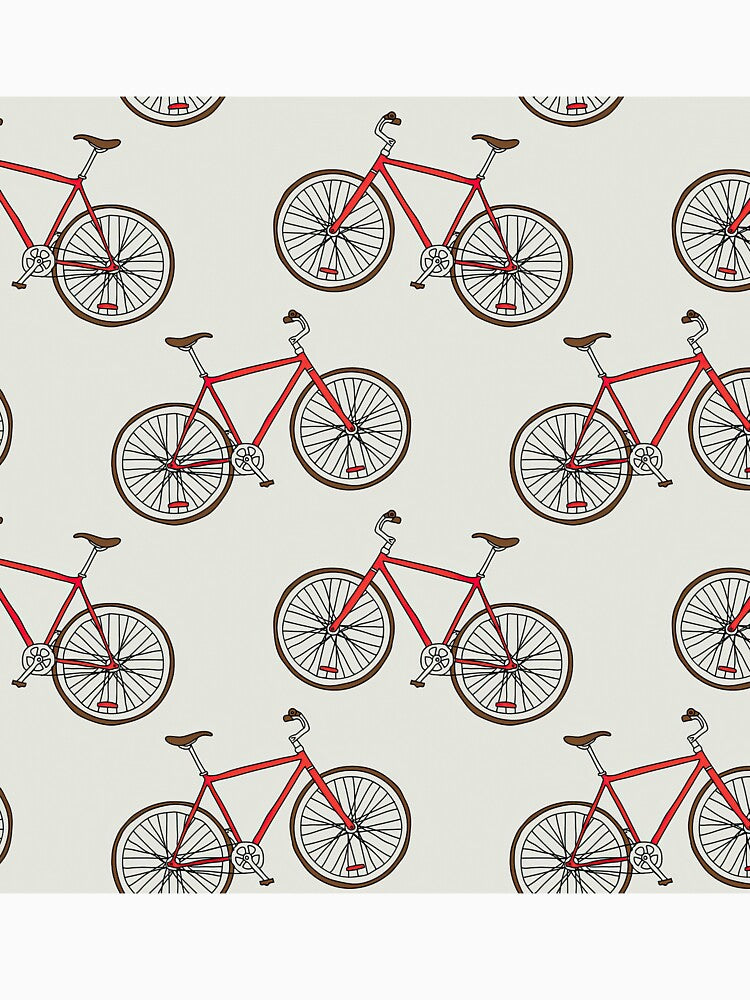 Retro Red Bicycles by DarelliBeauty