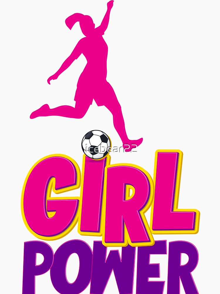 soccer girl power by icebear22 Unisex , , , Long Sleeve Tee