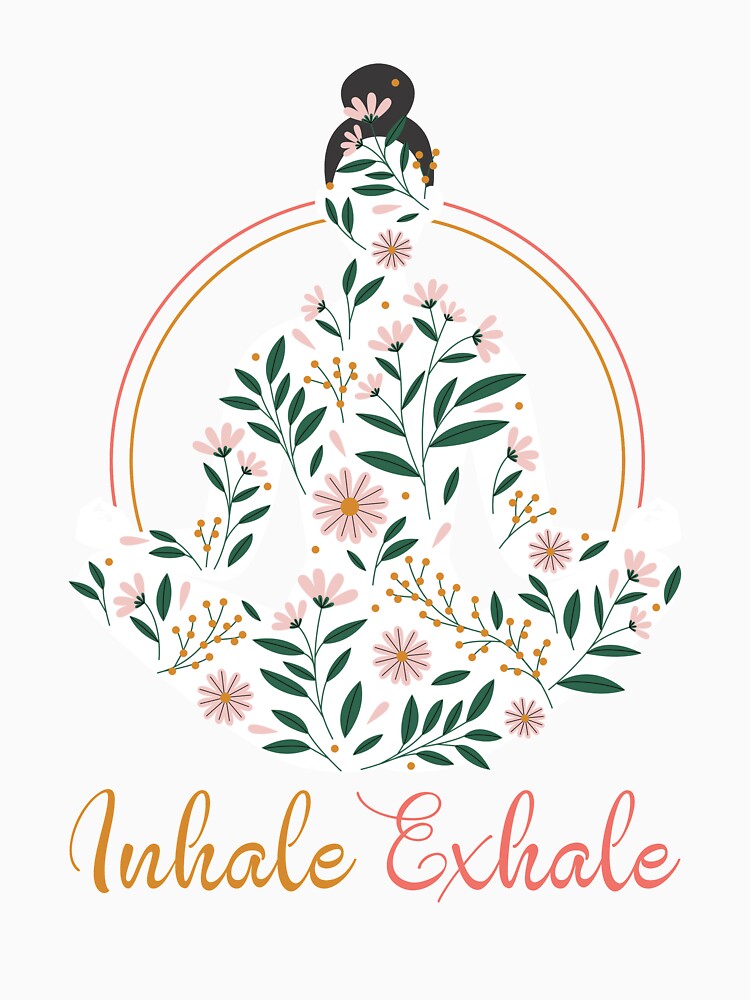 Yoga Inhale Exhale by Zmunki