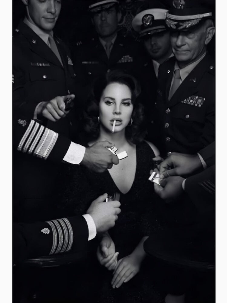 Smoking behind of lanas Poster by swiftbeautyy