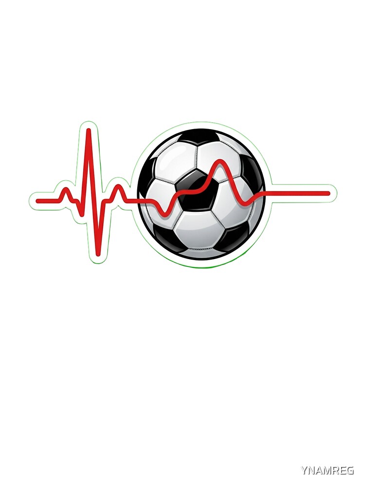 Football Heartbeat by YNAMREG Unisex , , , Long Sleeve Tee