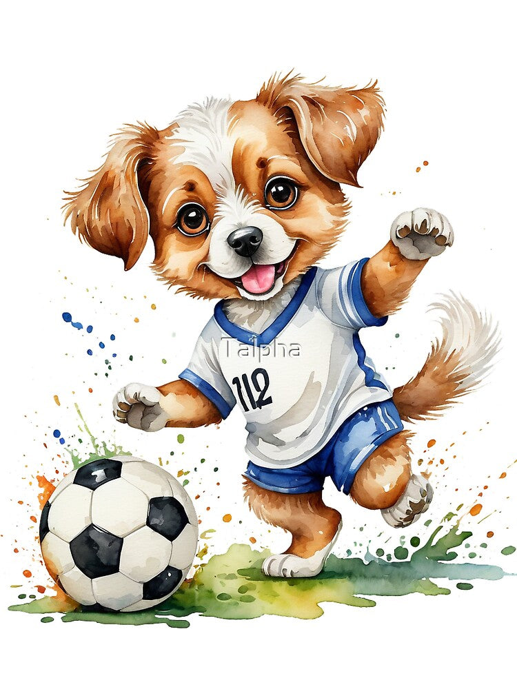 Cute soccer player by Talpha Unisex , , , Long Sleeve Tee