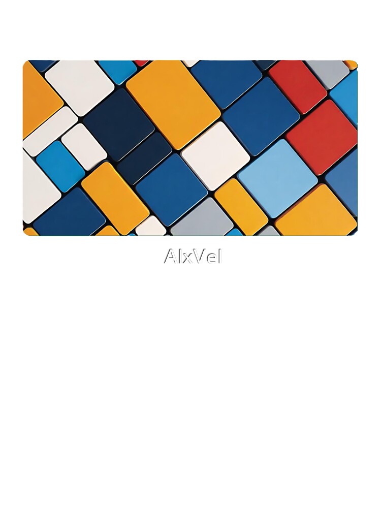 Colorful Tiles by AlxVel Unisex , , , Long Sleeve Tee