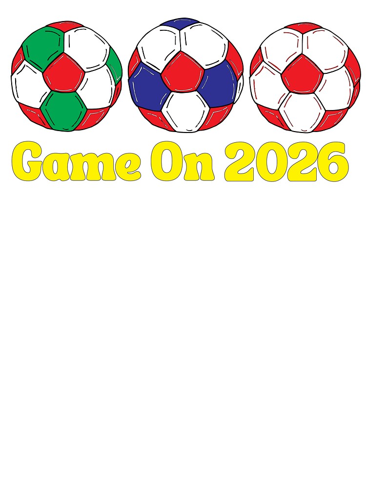 Soccer Ball for Football Fans 2026 by LauraCoxArt Unisex , , , Long Sleeve Tee