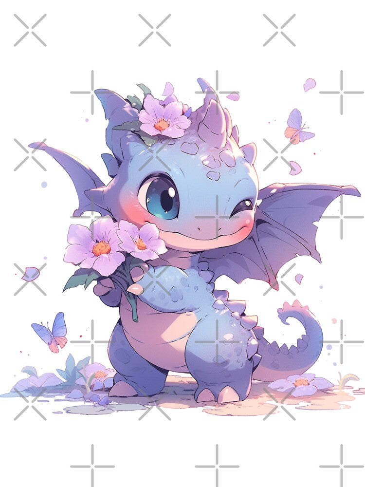 Cute flower dragon! by HydraDreams