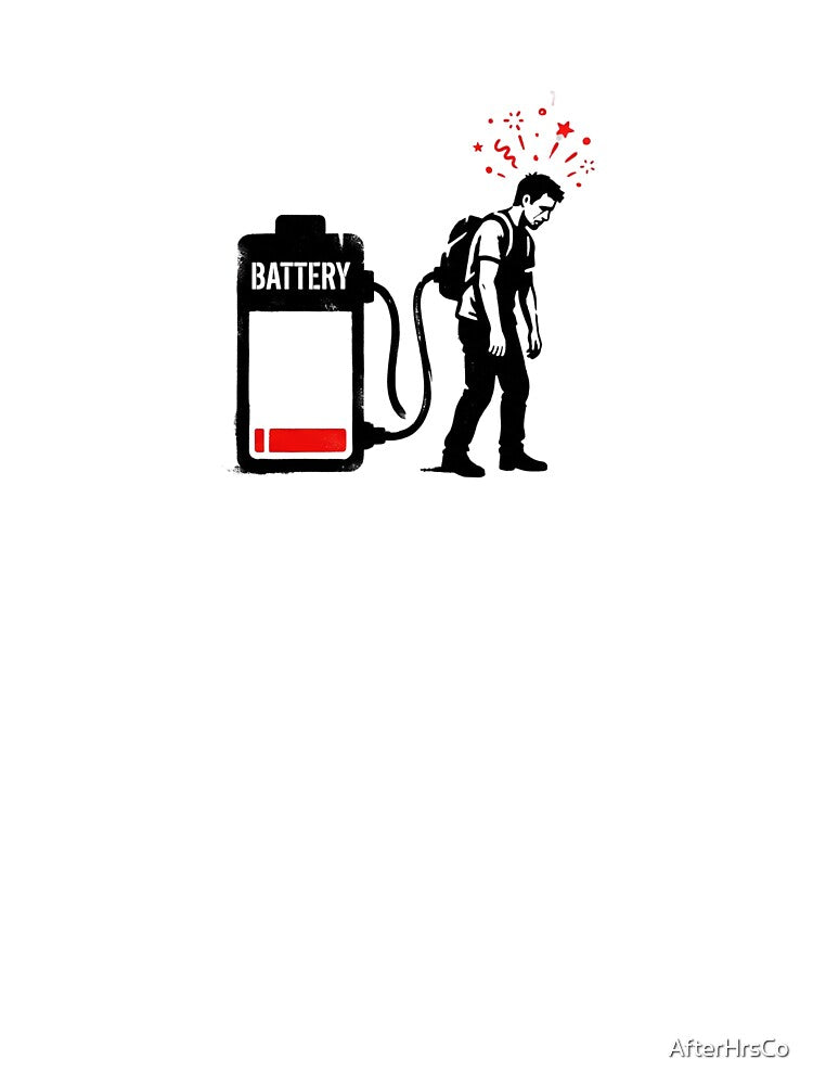 Human Battery - AfterHrsCo - Late Night Creator Streetwear Design by AfterHrsCo