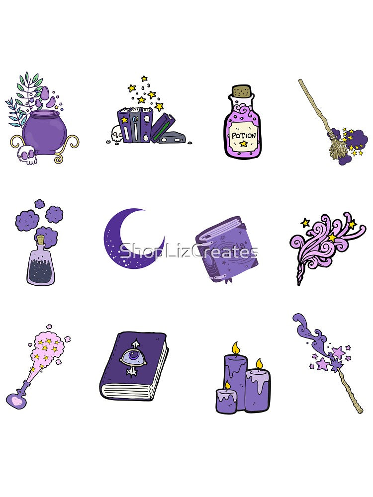 Purple Magical Pattern by ShopLizCreates