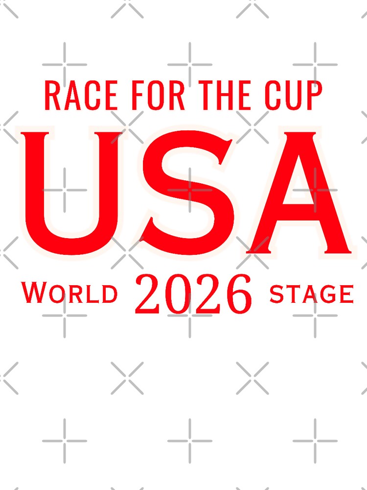 USA Soccer Race For The Cup 2026 American Football Fan Gift by Thread&Fable Unisex , , , Long Sleeve Tee