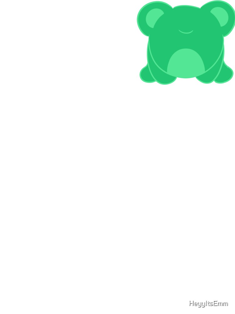 Bright Green Cartoon Frog by HeyyItsEmm