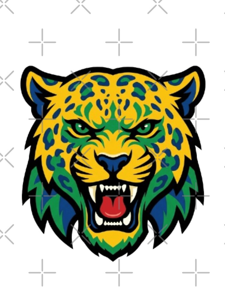 Brazil Soccer Jaguar - Brazilian Football Fan 2026 Emblem by NewDesignFR Unisex , , , Long Sleeve Tee