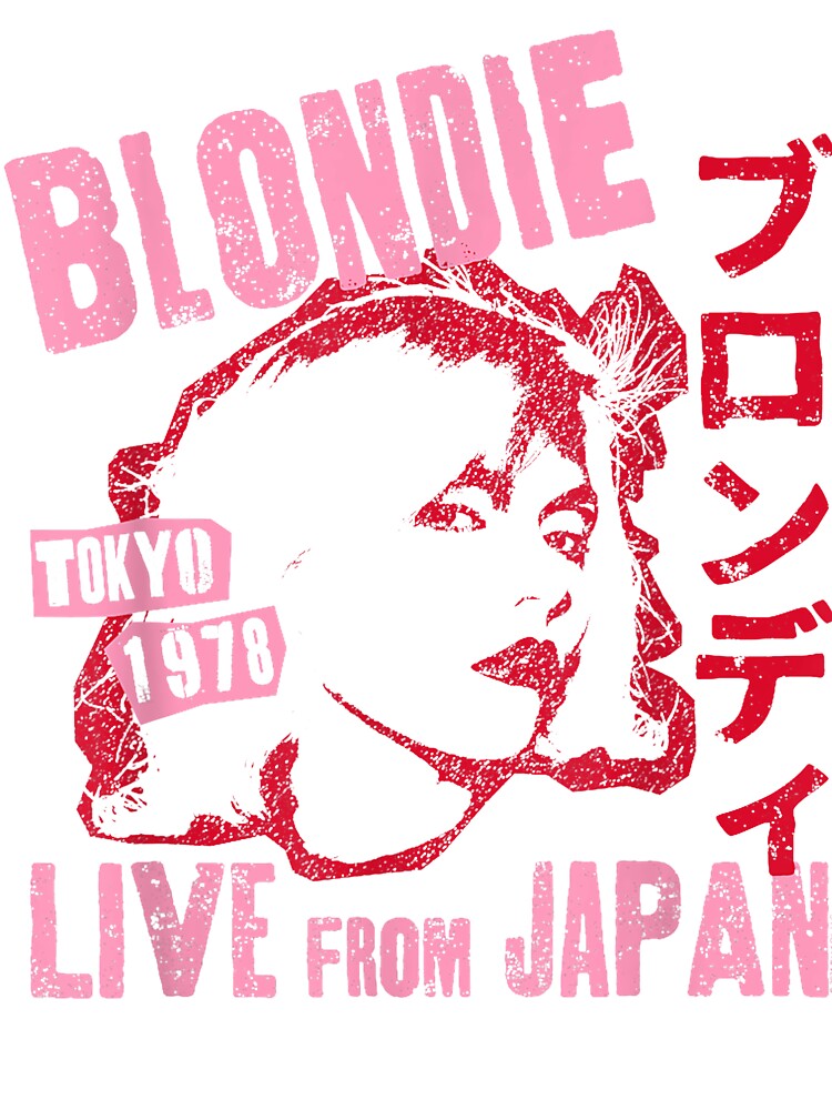 Blondie Live From Japan Flyer Vintage Band by ChristopConklin