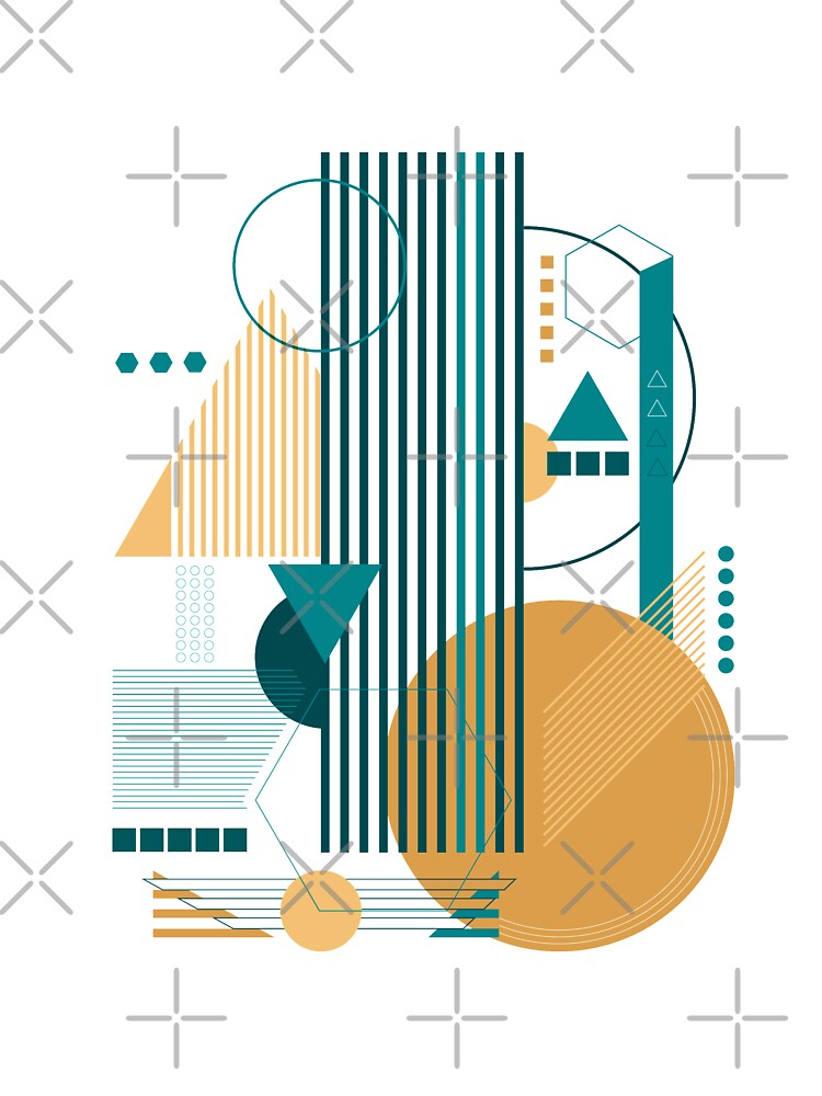 Abstract Geometric pattern modern by Carolina Salazar