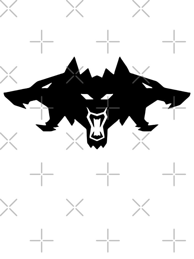 Tesla Cyber Beast Three-Headed Wolf Silhouette 8k UHD by bookletbuilder