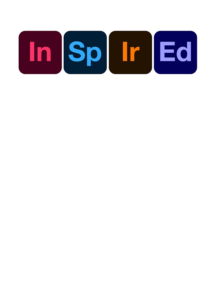 Adobe Creative Cloud Apps Inspired Gift Graphic Design by johnthevideoguy