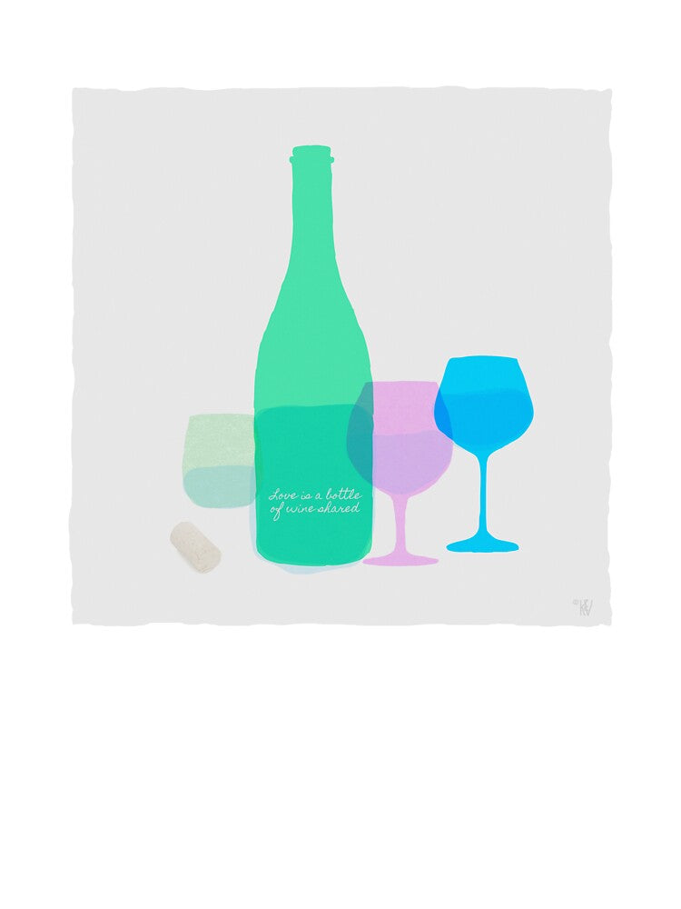 Love is a bottle of wine shared by Asterisk-a