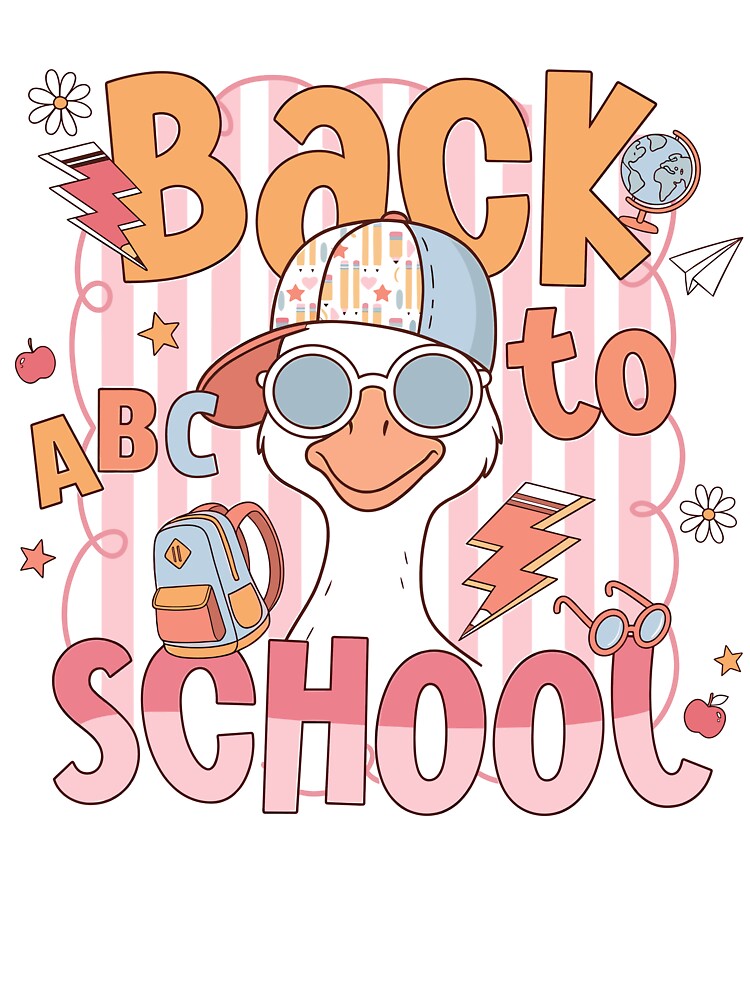 Cool Ostrich Back to School Kids Retro by KroghDs