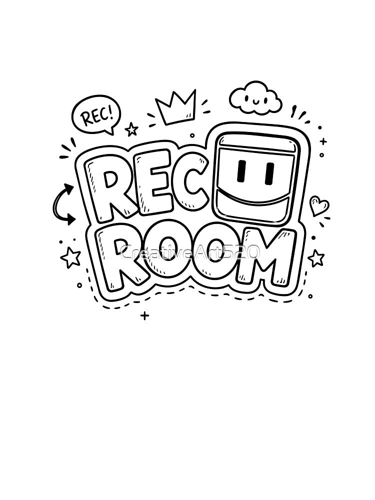 Rec Room gaming logo doodle by CreativeArt520