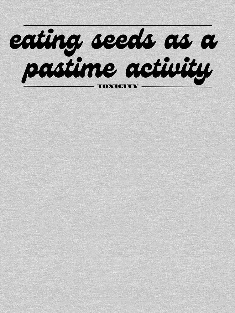 Eating Seeds as a Pastime Activity (Toxicity) by caramelomediasocial
