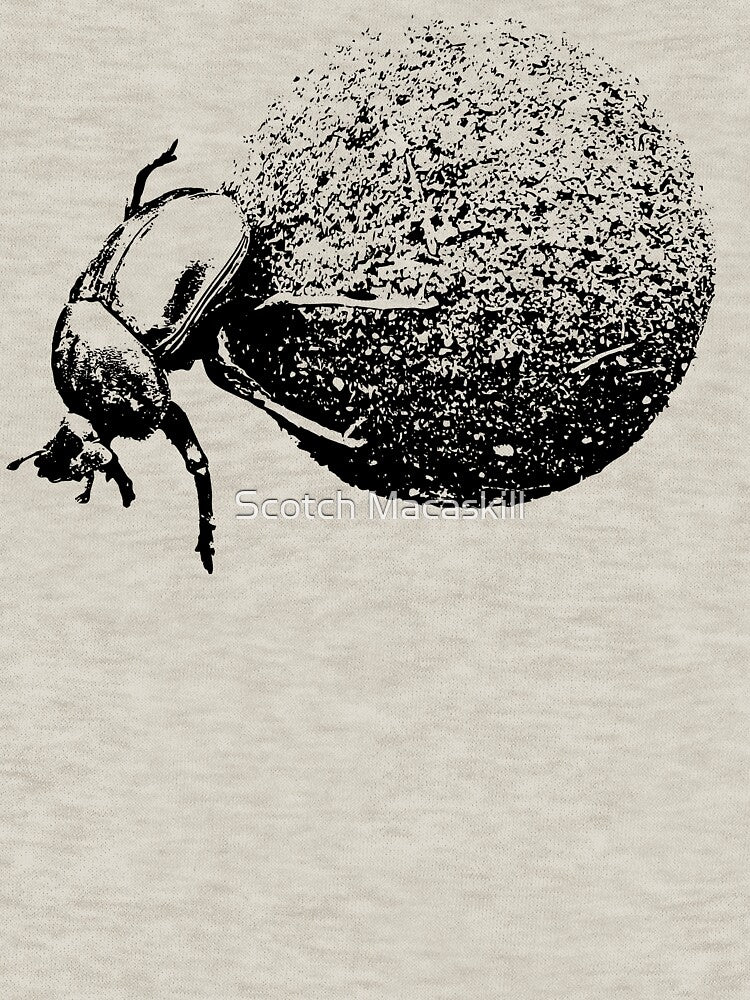 Dung Beetle Rolling Dung Ball | African Wildlife by Scotch Macaskill
