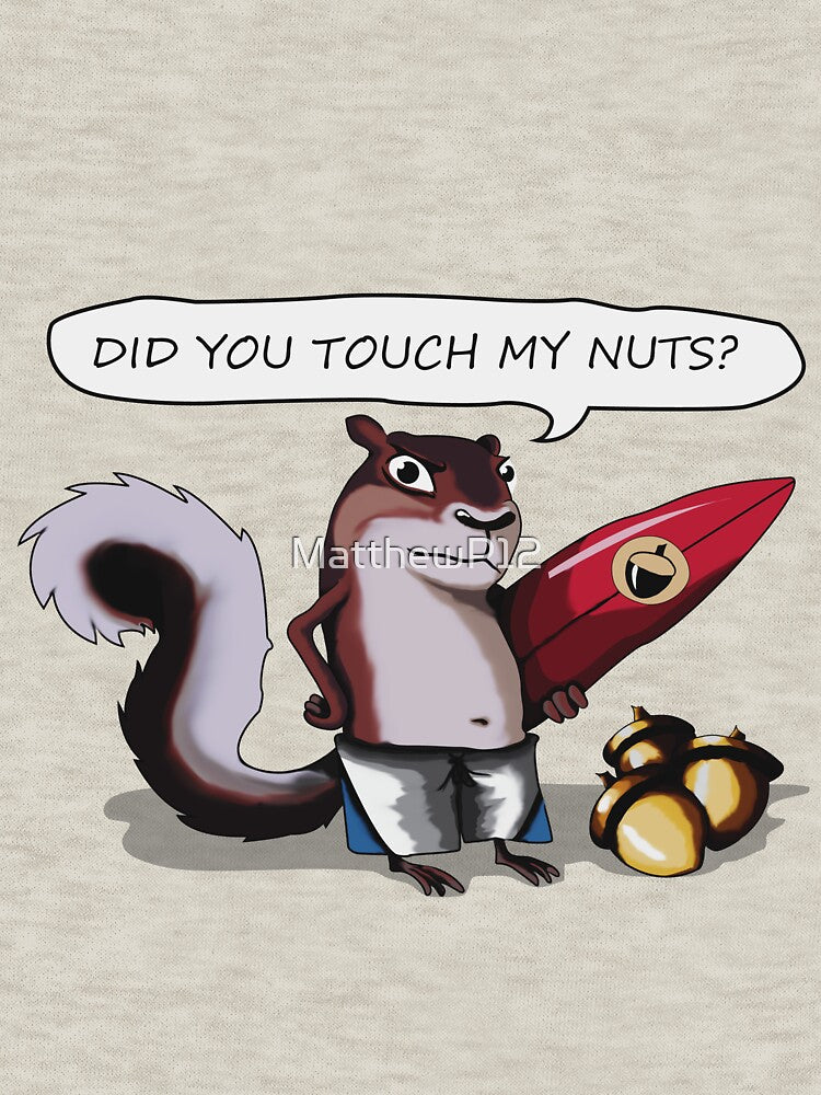 Did you touch my nuts Funny Chipmunk by MatthewP12