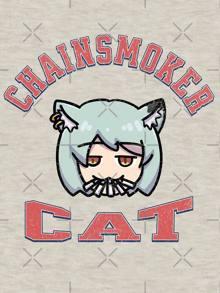 Chainsmoker cat yaniko by Morcawork