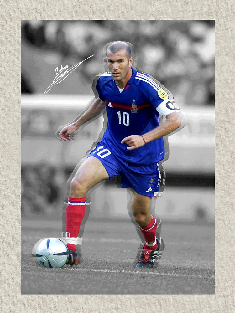 Zinedine Zidane, Futbol, football, soccer by BigBossHideout Unisex , , , Long Sleeve Tee