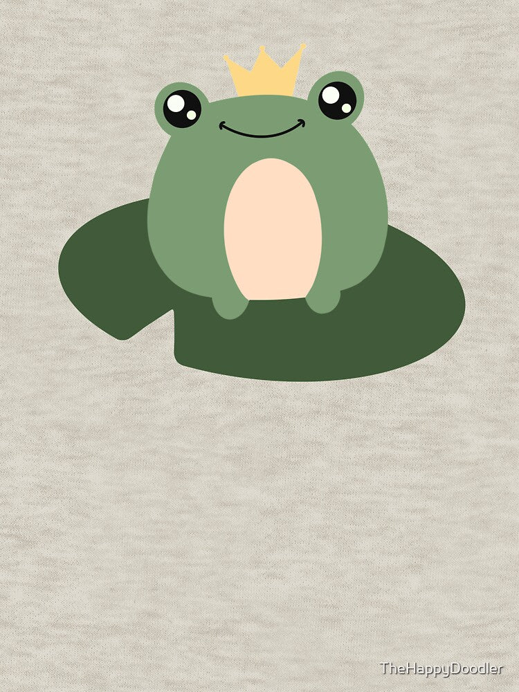 Happy Kawaii Frog Prince | Kawaii Frog by TheHappyDoodler