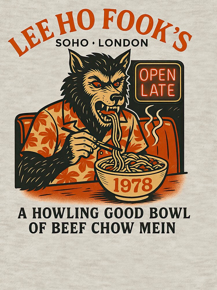 Lee Ho Fook’s 1978 Werewolf | Soho London Chow Mein Retro Design by Kybruno's Creations