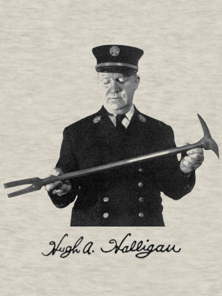 Hugh A. Halligan signature and photo by Chris Philbrook