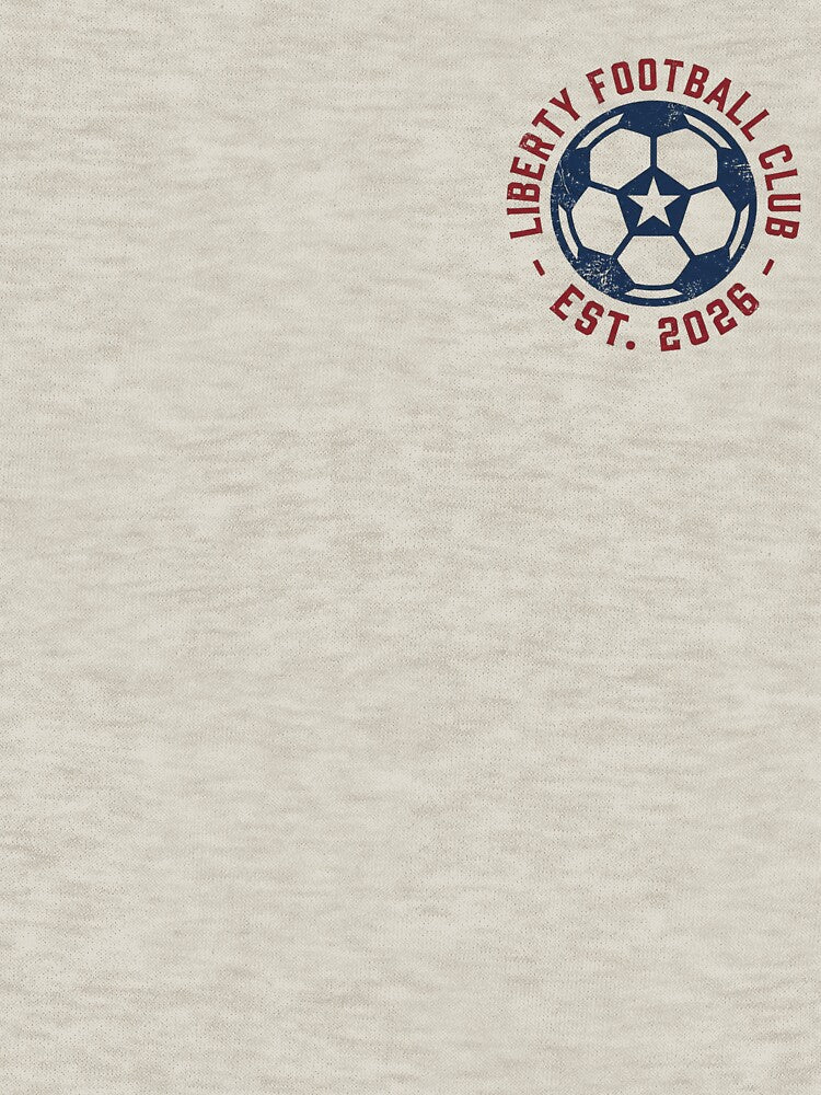 Liberty Football Club Vintage Badge - USA 2026 Soccer Logo by HappySproutArt Unisex , , , Long Sleeve Tee