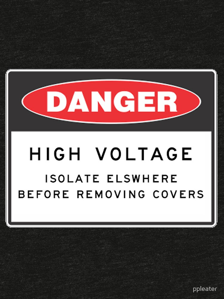 Danger - High Voltage Sign by ppleater