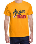 Allstar Dad Baseball Football Soccer Mens Graphic Tee Fathers Gifts Unisex , , , Long Sleeve Tee