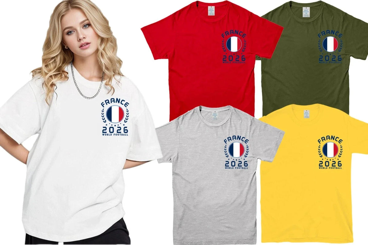 Football World Cup 2026 France Supporters Team Flag Unisex Kids Adult Unisex , , , Long Sleeve Tee