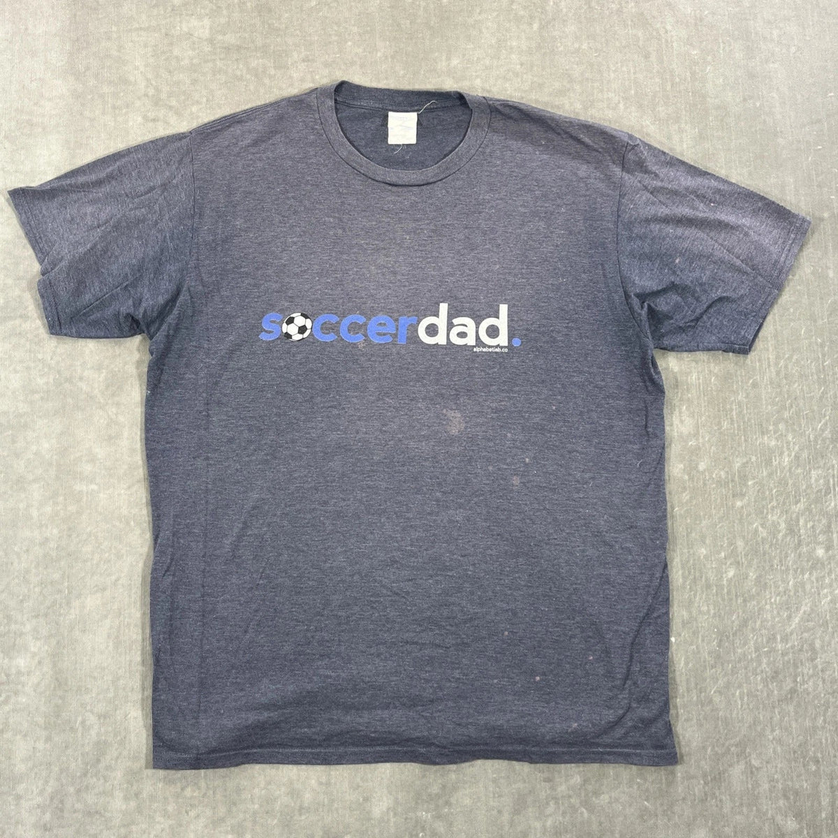 Soccer Dad Large Blue Short Sleeve Port & Company Unisex , , , Long Sleeve Tee