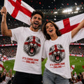 England Lion Graphic Football Supporter Shirt Gift for Match Day Fans Unisex , , , Long Sleeve Tee