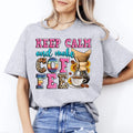 Keep calm and make coffee gift Coffee lover Unisex tee Sand White Sport Unisex , , , Long Sleeve Tee
