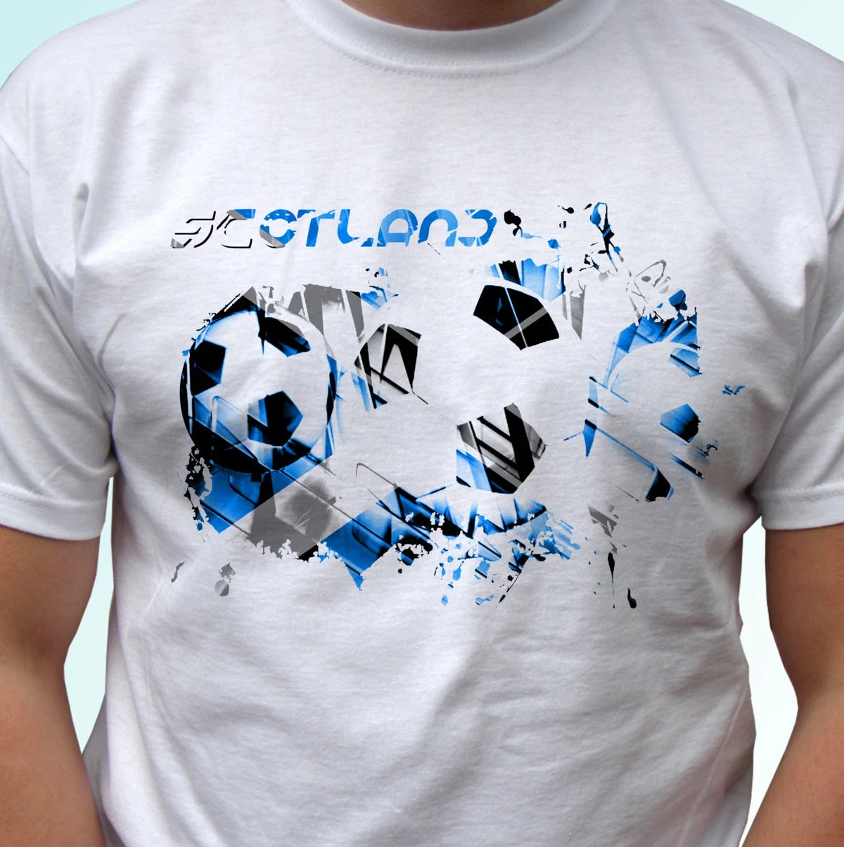 Scotland football flag white t shirt soccer style design mens womens kids Unisex , , , Long Sleeve Tee