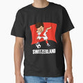 Dabbing Soccer Boy Switzerland Soccer Jersey Swi Made in USA/AUS S-2XL Unisex , , , Long Sleeve Tee