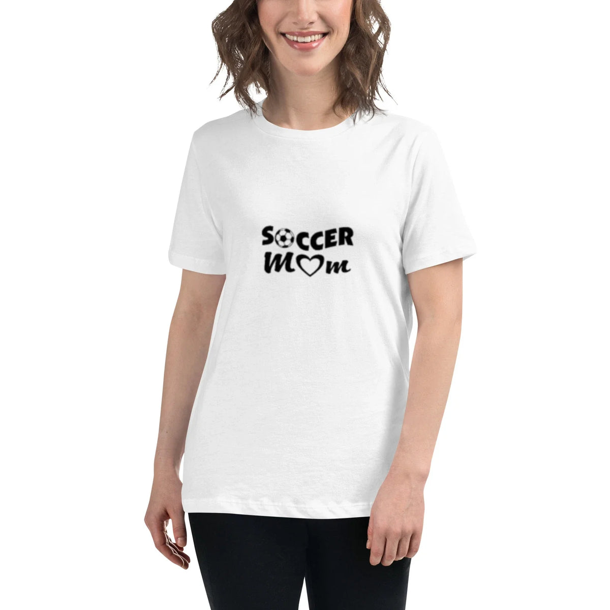 Women's Relaxed - Soccer Mom Shirt - Women’s Shirt - White Shirt Unisex , , , Long Sleeve Tee