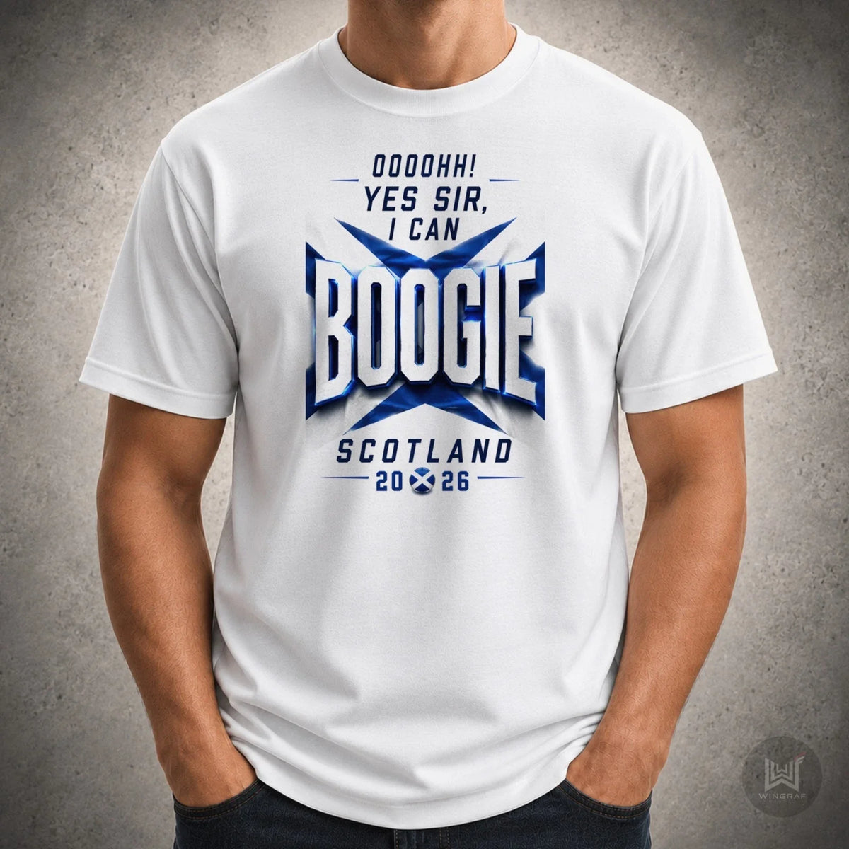 Scotland t shirt 2026 I can Boogie football fan flag soccer top funny tee gift Unisex , , , Long Sleeve Tee