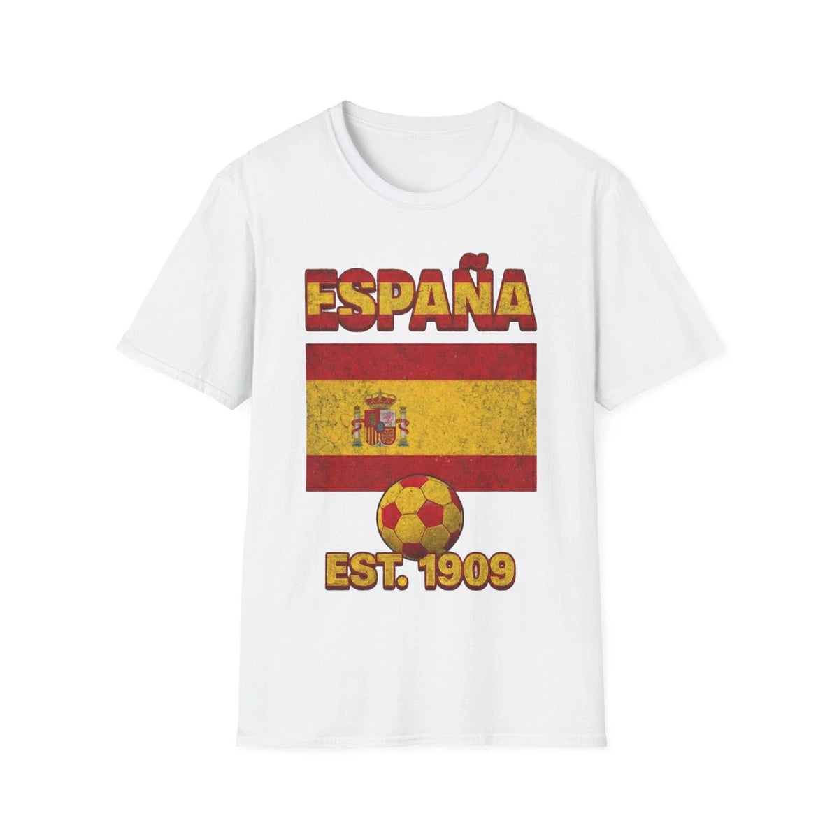 España Spain Flag Futbol Soccer | Nations Heritage Collection | Vintage Unisex , , , Long Sleeve Tee