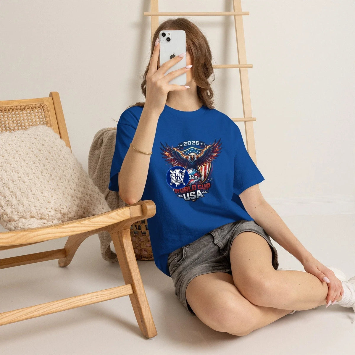 2026 World Cup USA Eagle — Patriotic Soccer Fan Tee Unisex , , , Long Sleeve Tee