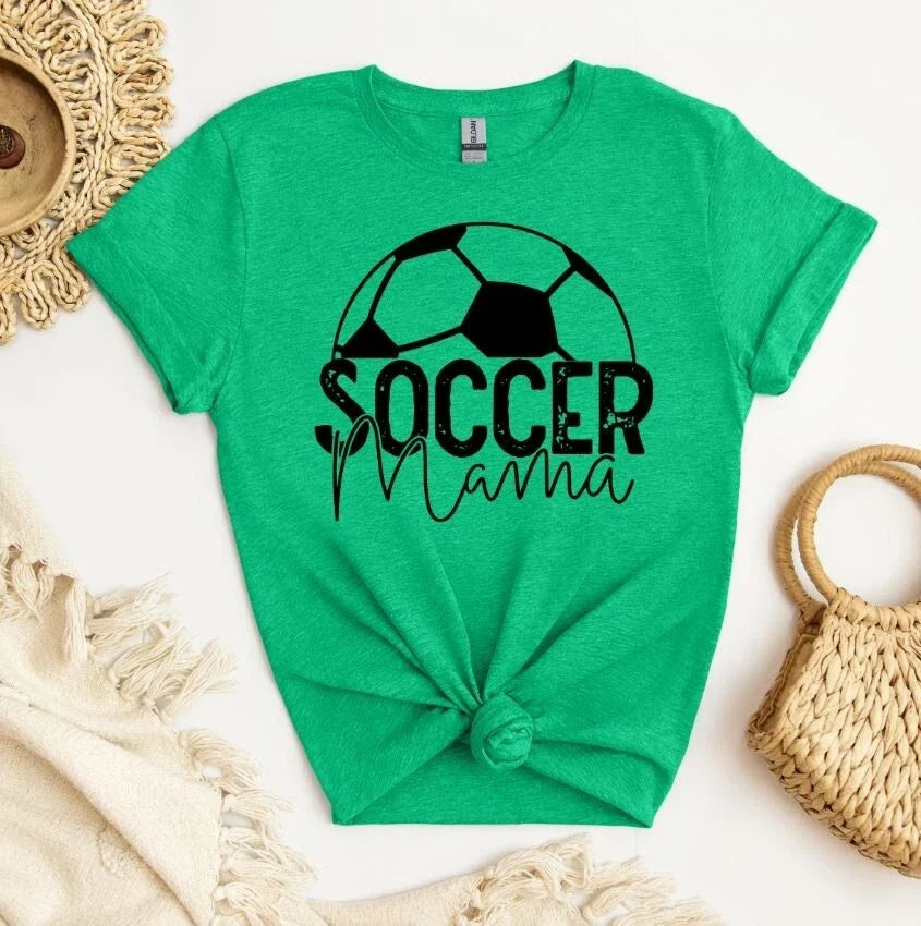 Unisex Graphic Tee, Soccer Mama Shirt, Sports Mama Unisex Shirt Unisex , , , Long Sleeve Tee