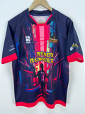 Bangkok Bad Boys Beach Soccer Jersey Cyberpunk Neon Football Shirt Y2K WBR Large Unisex , , , Long Sleeve Tee