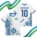Uzbekistan Football Breathable Soccer Jersey Unisex World Cup 2026 Unisex , , , Long Sleeve Tee