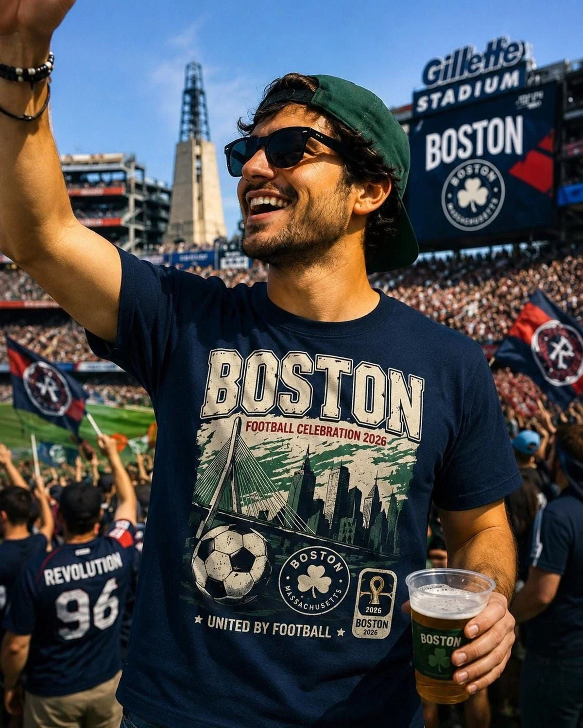 Boston 2026 Soccer Shirt,Boston Football Fan Tee,Football Inspired World Cup Tee Unisex , , , Long Sleeve Tee
